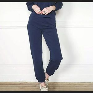 Kondi Slim Terry Navy Track Pants xs